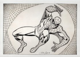 Historic Very First Published John Romita Spider-Man Newspaper Strip Art, (Also Used For Marvel Treasury Cover) 1976 SOLD SOLD SOLD! Comic Art